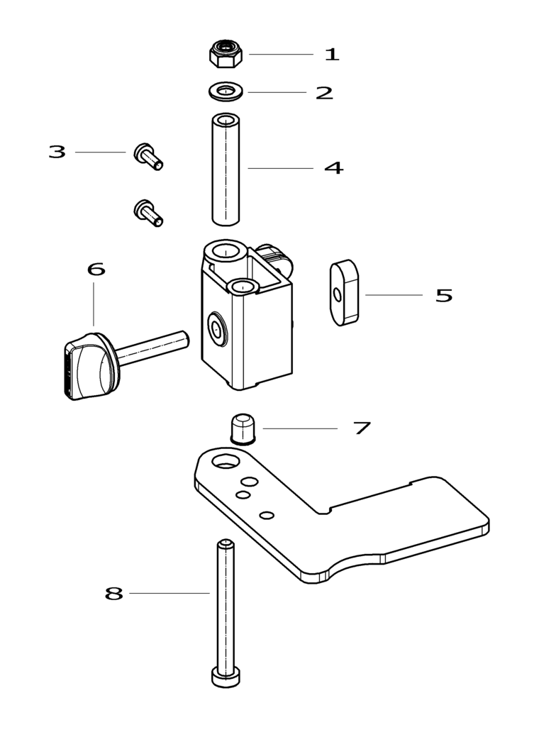 Festool Adjustable stop / 488560 Spare Parts