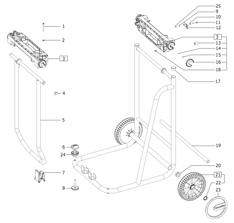 Festool Underframe / 497351 Spare Parts