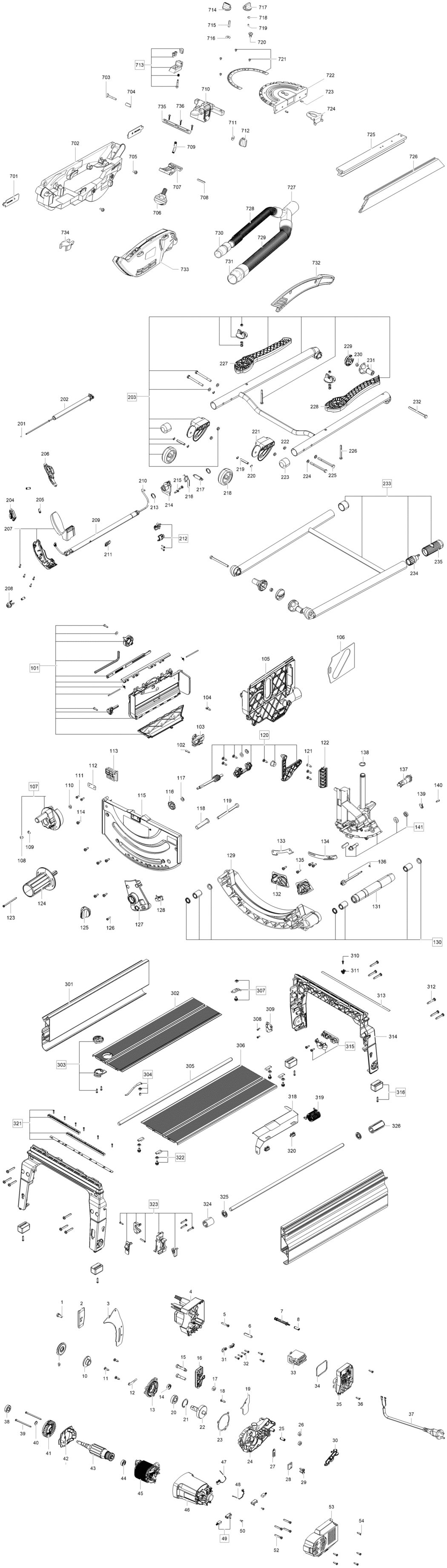 Festool CS 50 EBG / 201427 Spare Parts