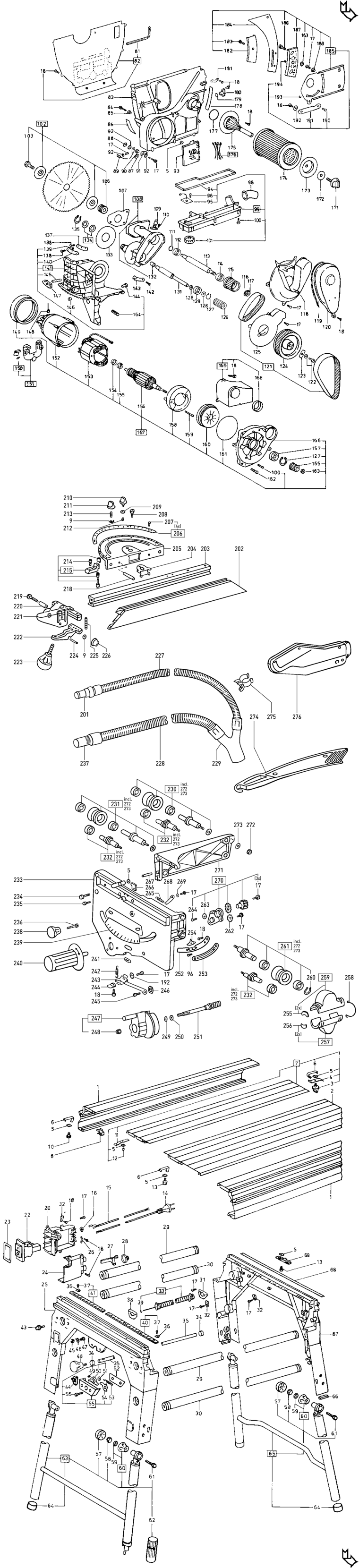 Festool CS 70 EB / 487487 Spare Parts