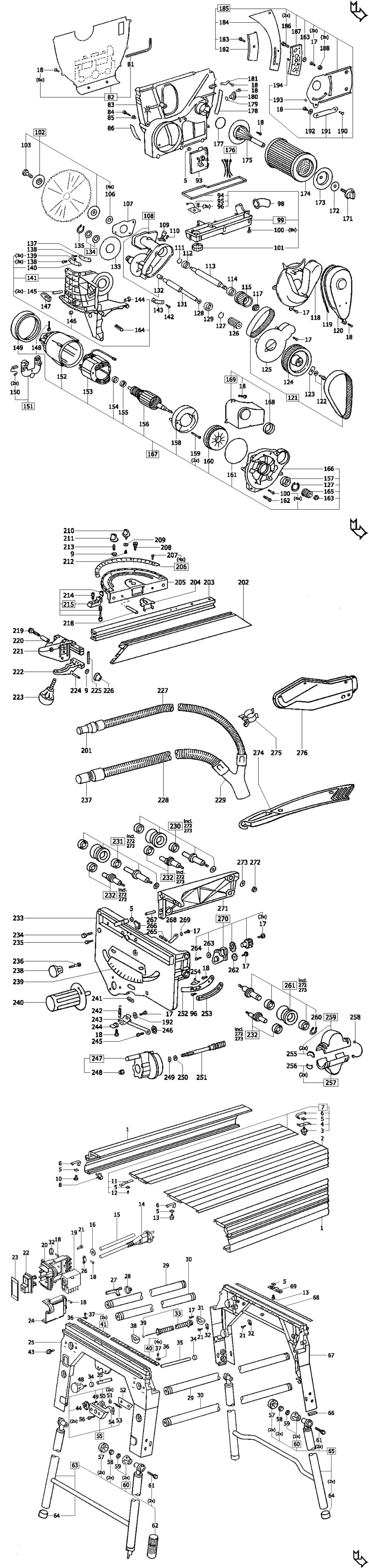 Festool CS 70 EB / 490191 Spare Parts