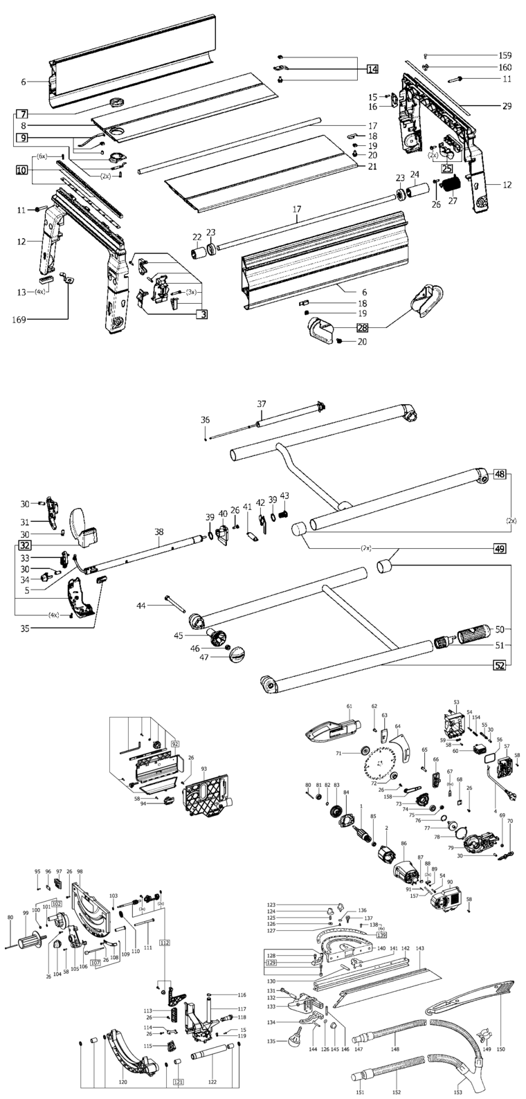 Festool CS 50 EB 230V / 493749 Spare Parts