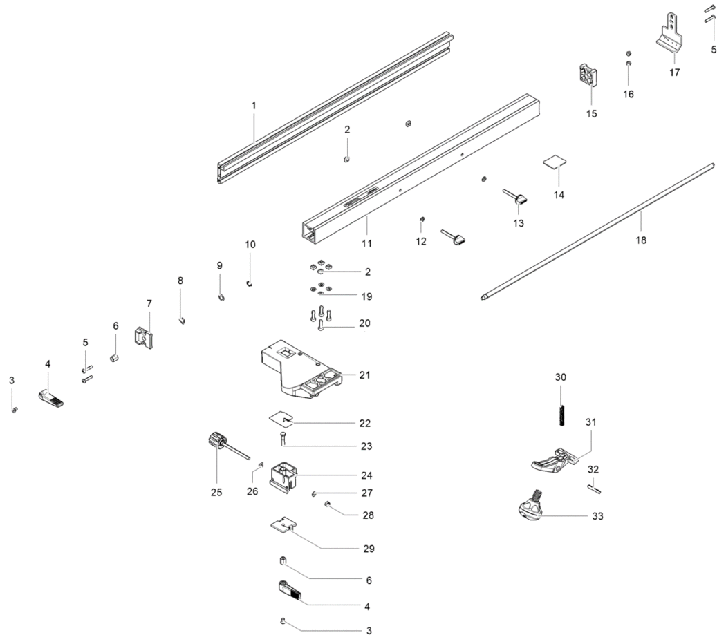 Festool CS 50 LA / 10029372 Spare Parts