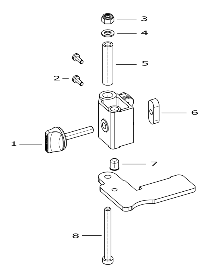 Festool Adjustable stop / 491712 Spare Parts