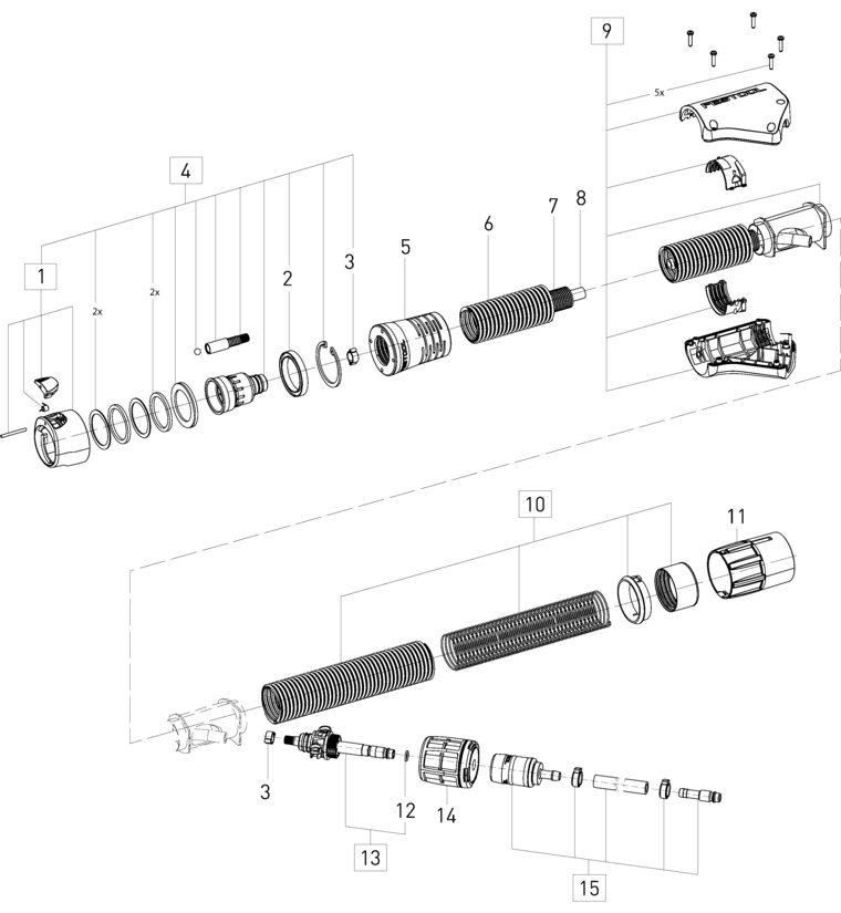 Festool IAS hose 5000 AS / 497209 Spare Parts