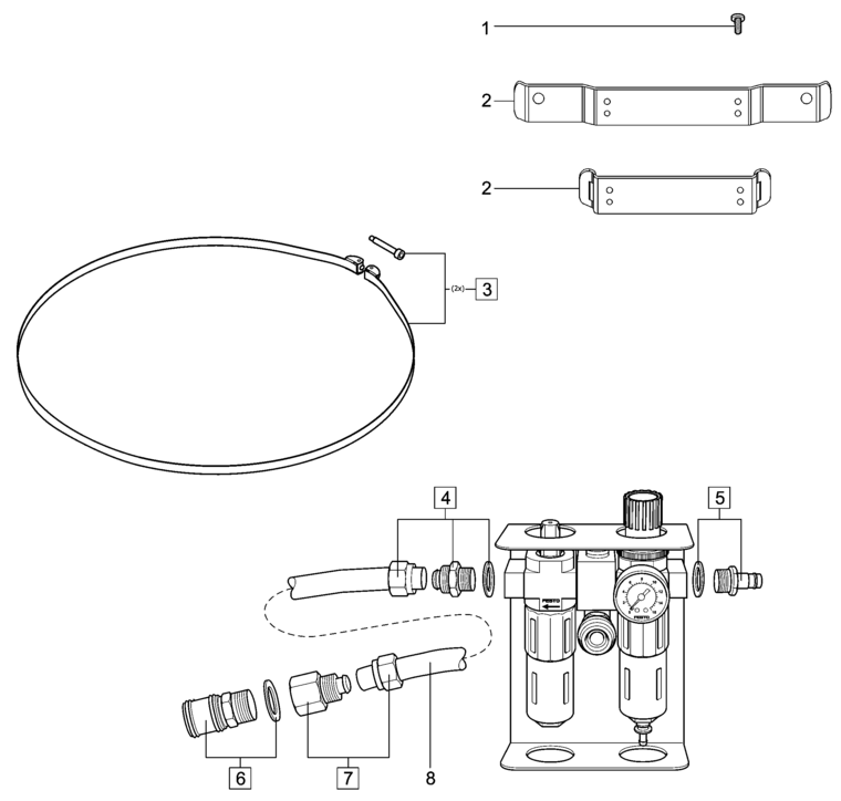 Festool Service unit VE - SRM 70 / 493824 Spare Parts