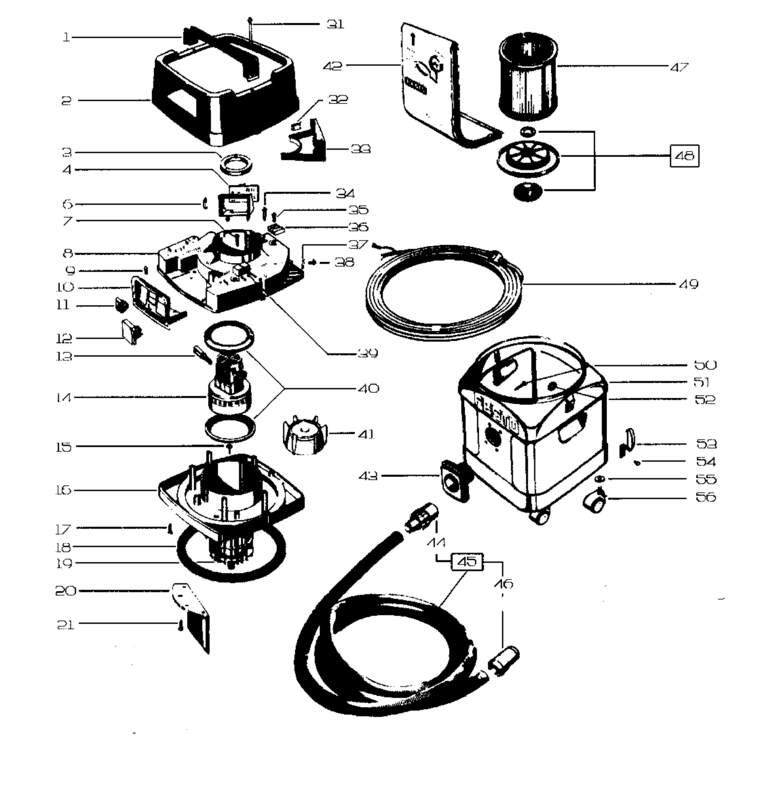 Festool SR 5 E GB 240V / 485570 Spare Parts