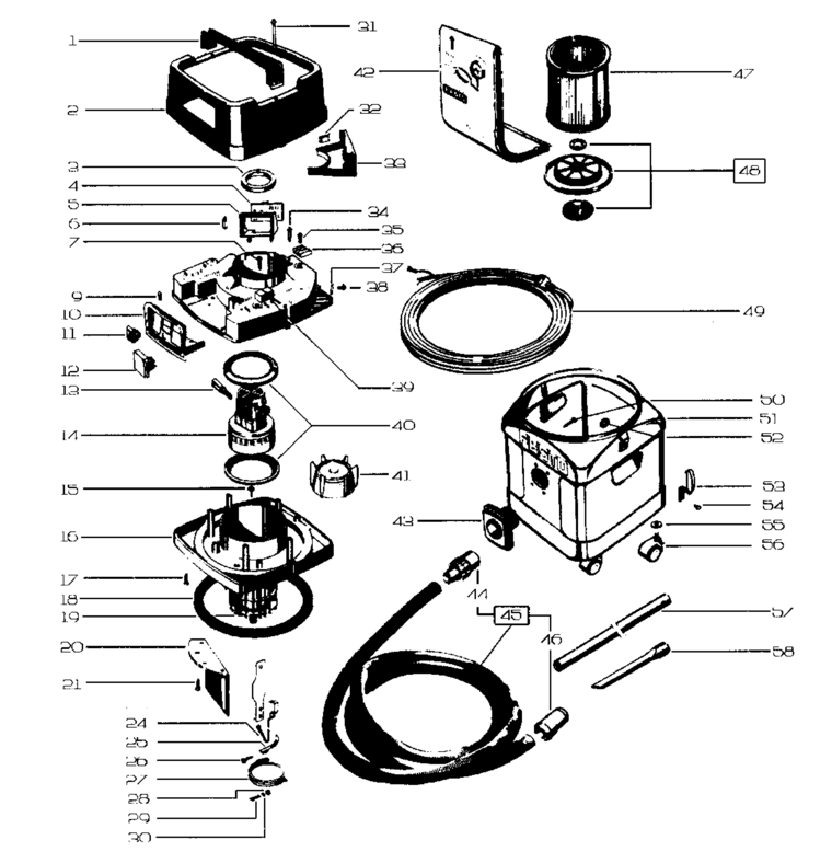 Festool SR 5 E-AS S 220V / 484651 Spare Parts