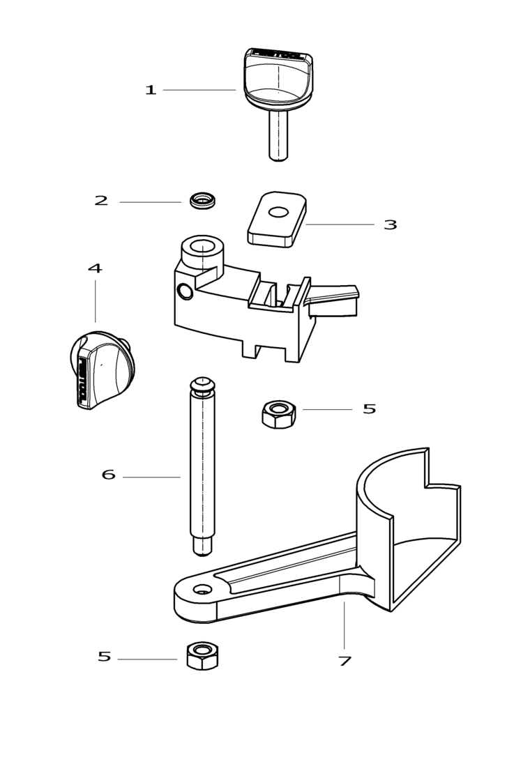 Festool Chip guard SF - OF / 486242 Spare Parts