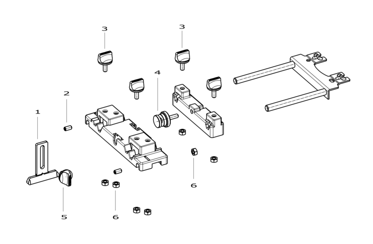 Festool Guide rail adapter FS - OF 2000 / 487010 Spare Parts