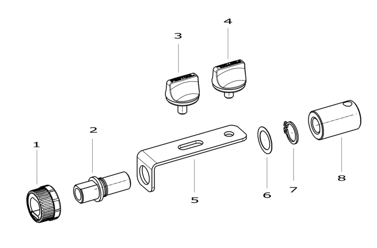 Festool Fine adjuster for guide stop FE-FS / OF 1000 / 488754 Spare Parts