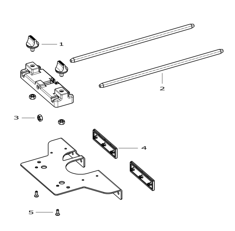 Festool Parallel side fence SA - OF 1000 / 489427 Spare Parts