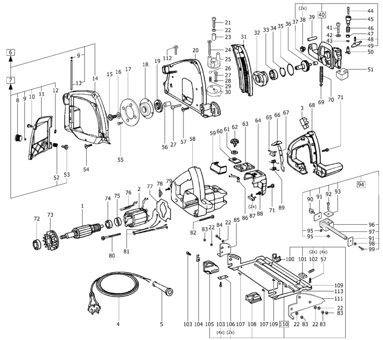 Festool PF 1200 E Alucobond / 491279 Spare Parts