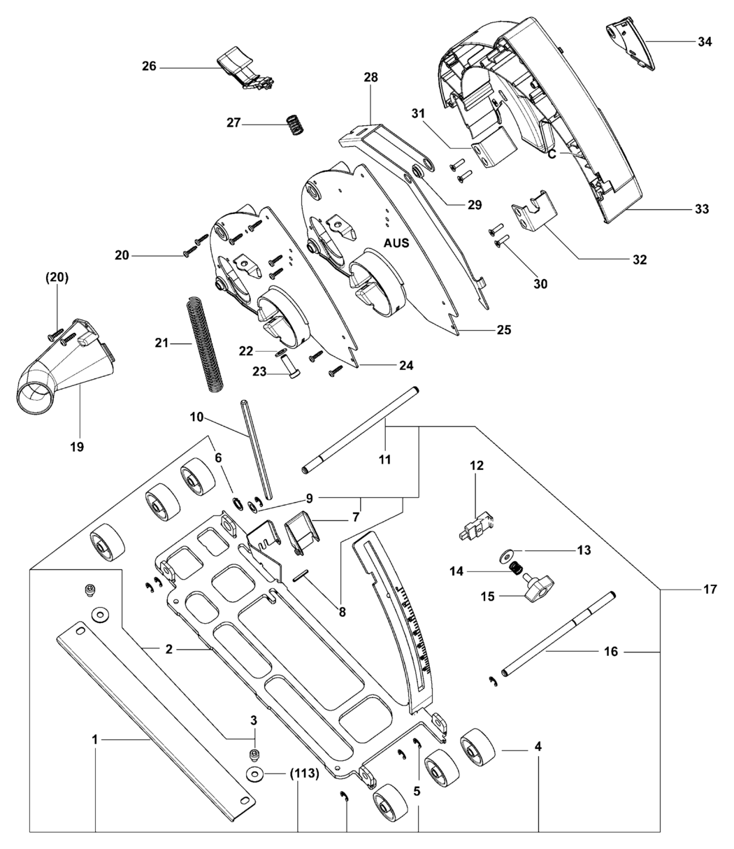 Festool DSC-AG 230 / 768479 Spare Parts