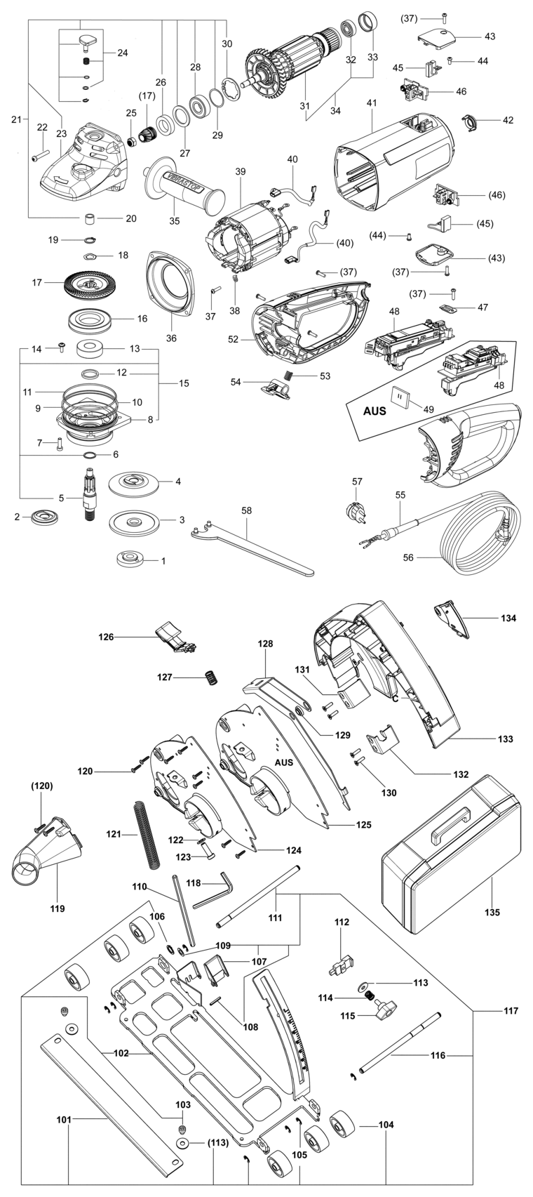 Festool AG 230-26 R / 768599 Spare Parts