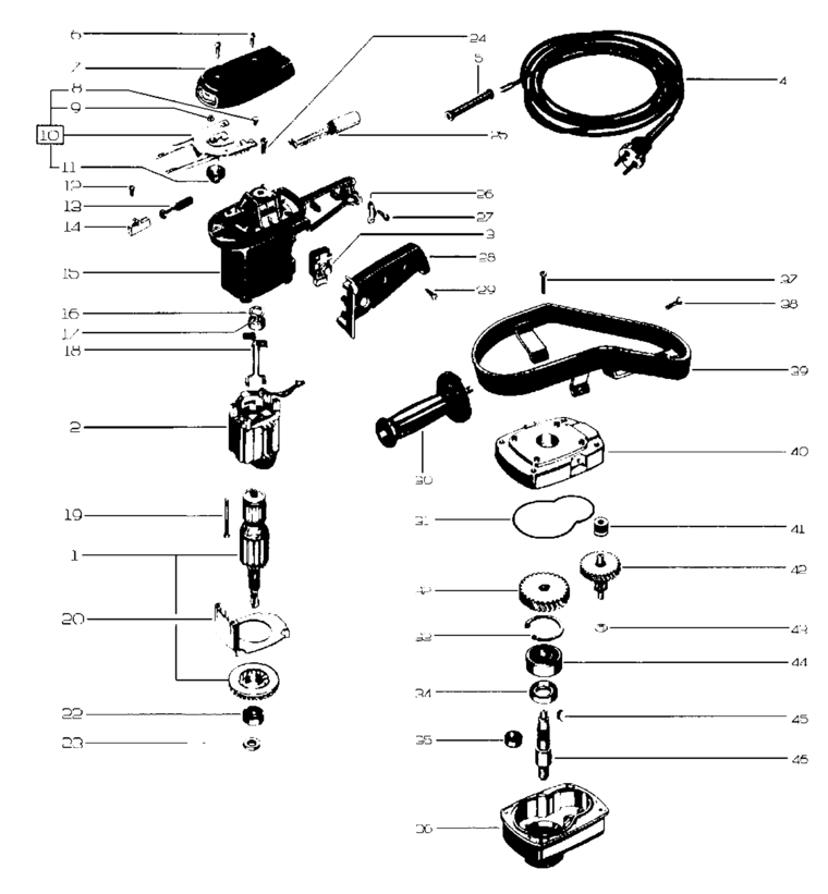 Festool RW 3 E 220V / 570423 Spare Parts