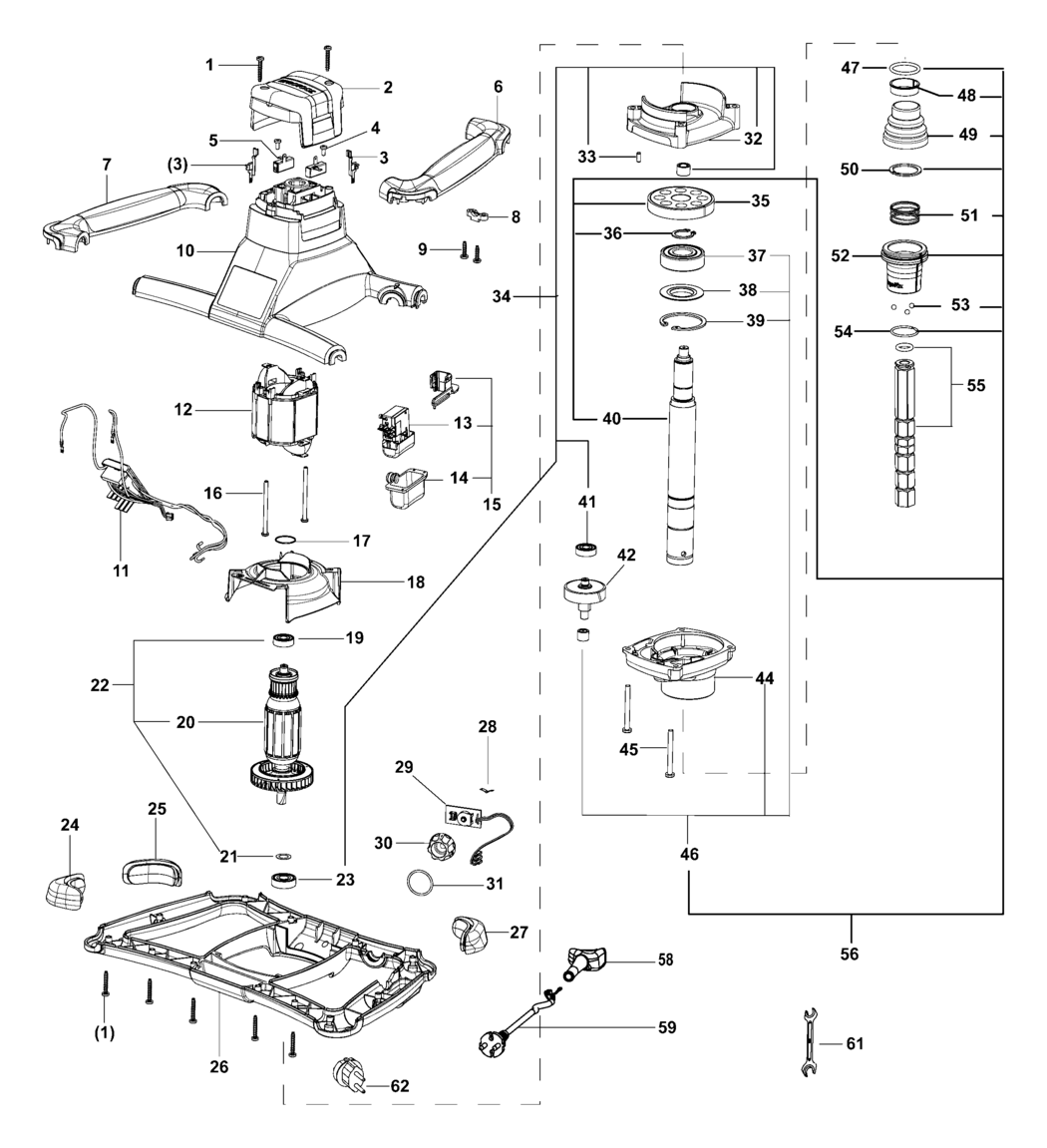 Festool MX 1200 E EF GB / 201804 Spare Parts