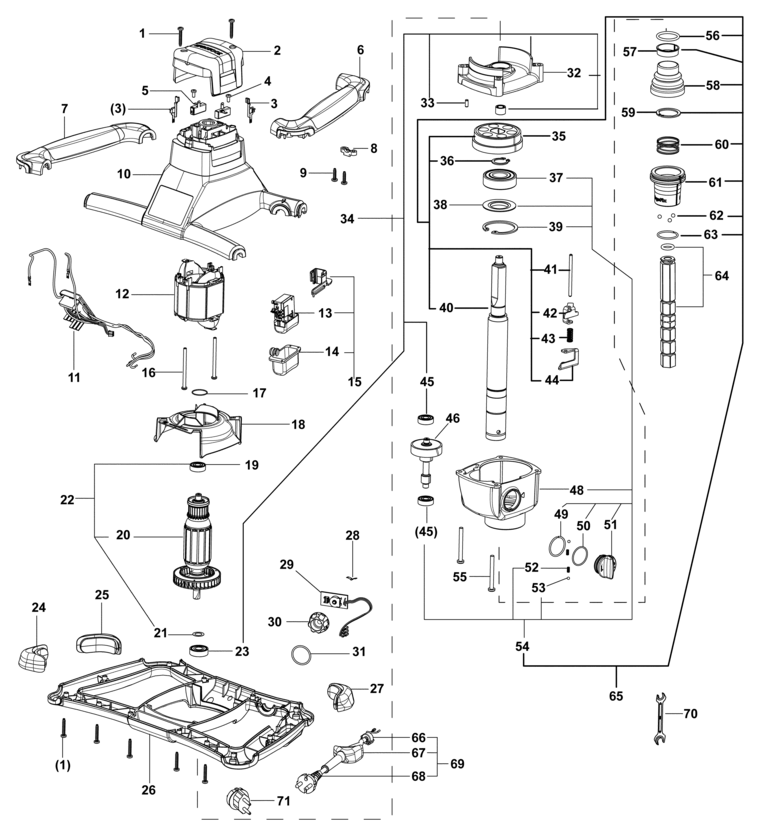 Festool MX 1000/2 E EF / 768592 Spare Parts