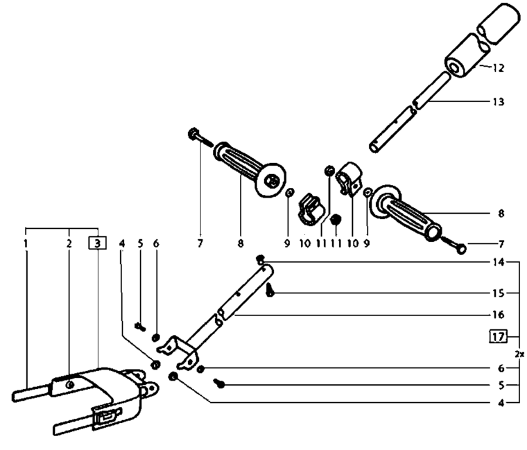 Festool Extension-handle / 486375 Spare Parts