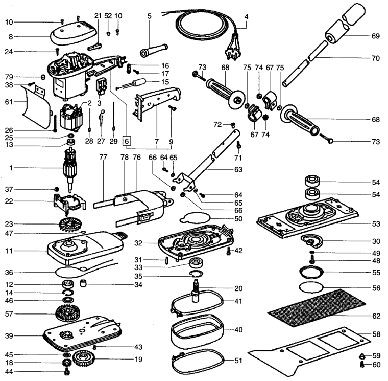 Festool TPE-RS 1 / 487277 Spare Parts