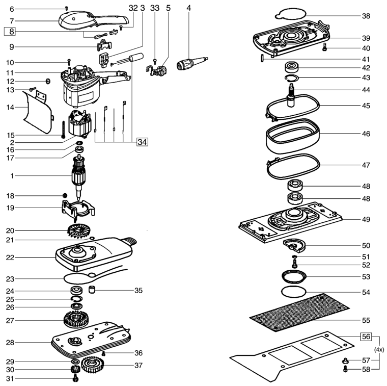 Festool TPE-RS 100 Q / 490039 Spare Parts