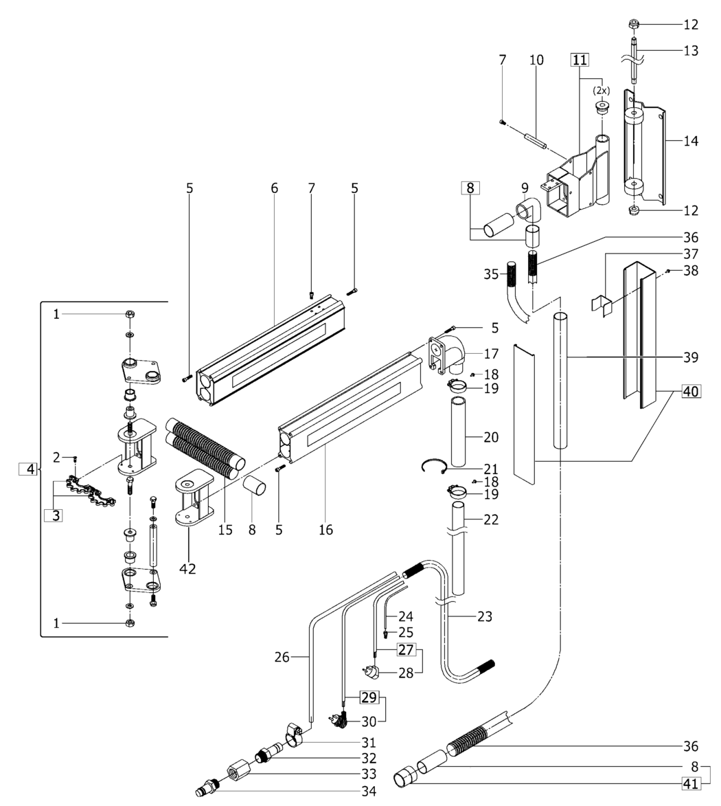 Festool Boom arm / 583172 Spare Parts