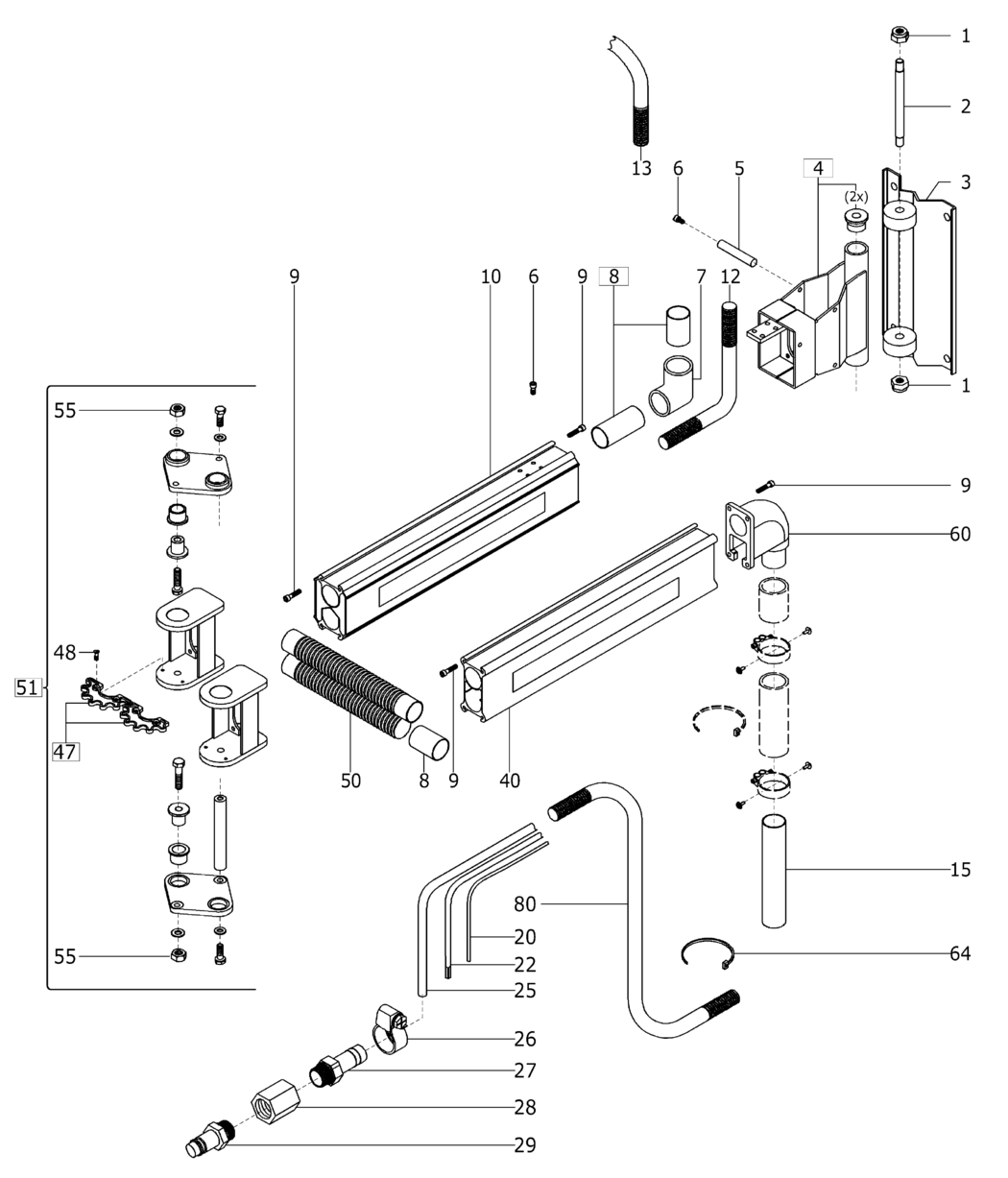 Festool Boom arm 5000 TURBO / 273382 Spare Parts