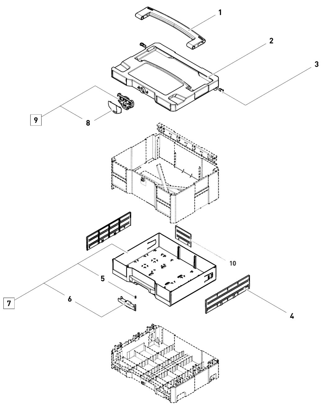 Festool SYS Combi 2 / 10017100 Spare Parts