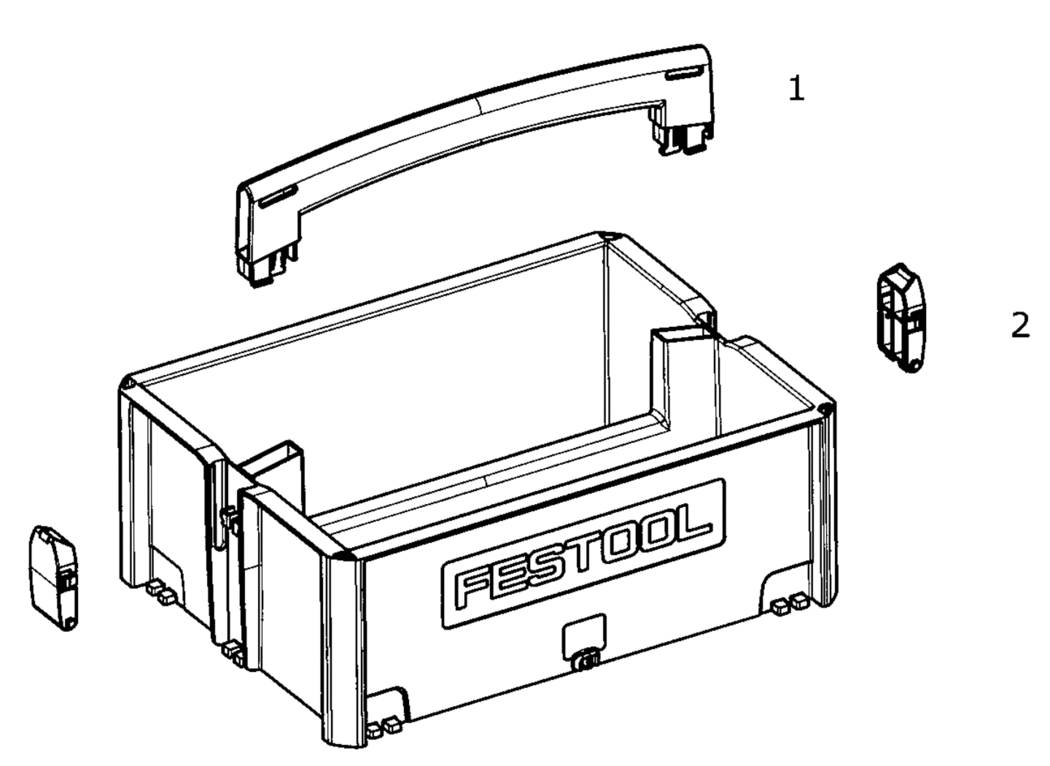 Festool SYS-ToolBox / 495024 Spare Parts