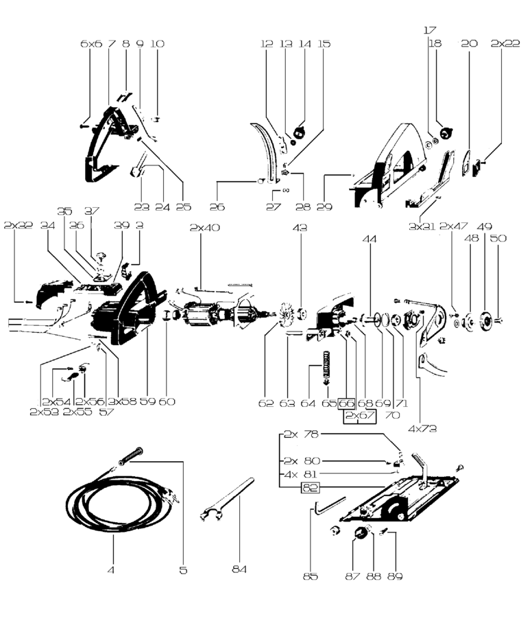 Festool AF 45 E 220V / 561815 Spare Parts