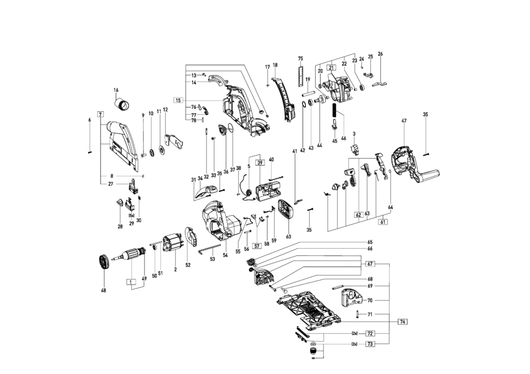 Festool TS 55 REBQ 230V / 204825 Spare Parts