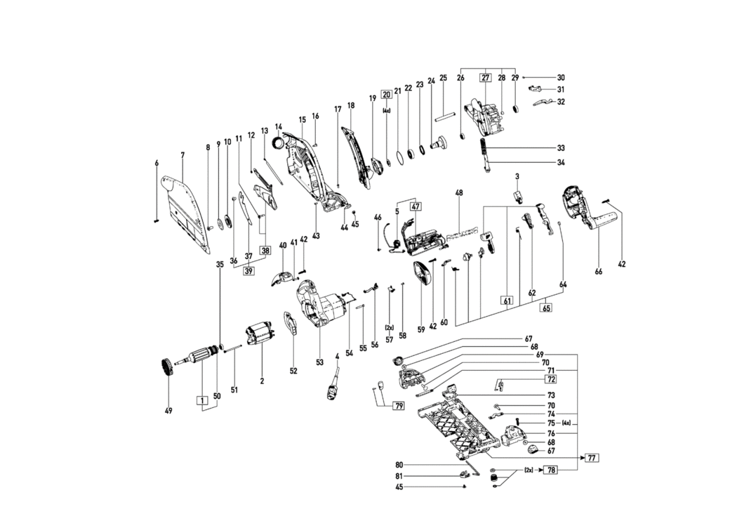 Festool TS 75 EBQ 230V / 204838 Spare Parts