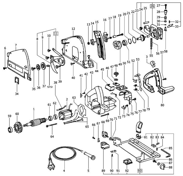 Festool ATF 55 E GB 110V / 491583 Spare Parts