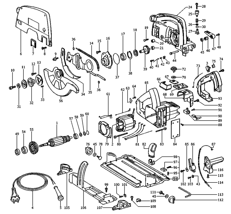 Festool AP 85 E GB 110V / 487395 Spare Parts