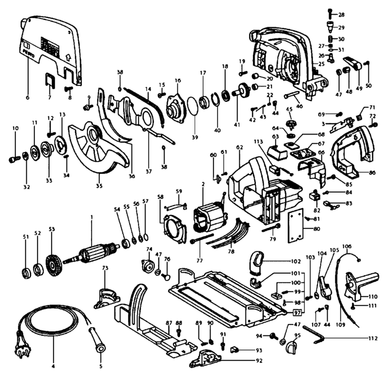 Festool AP 85 EB 230V / 487375 Spare Parts