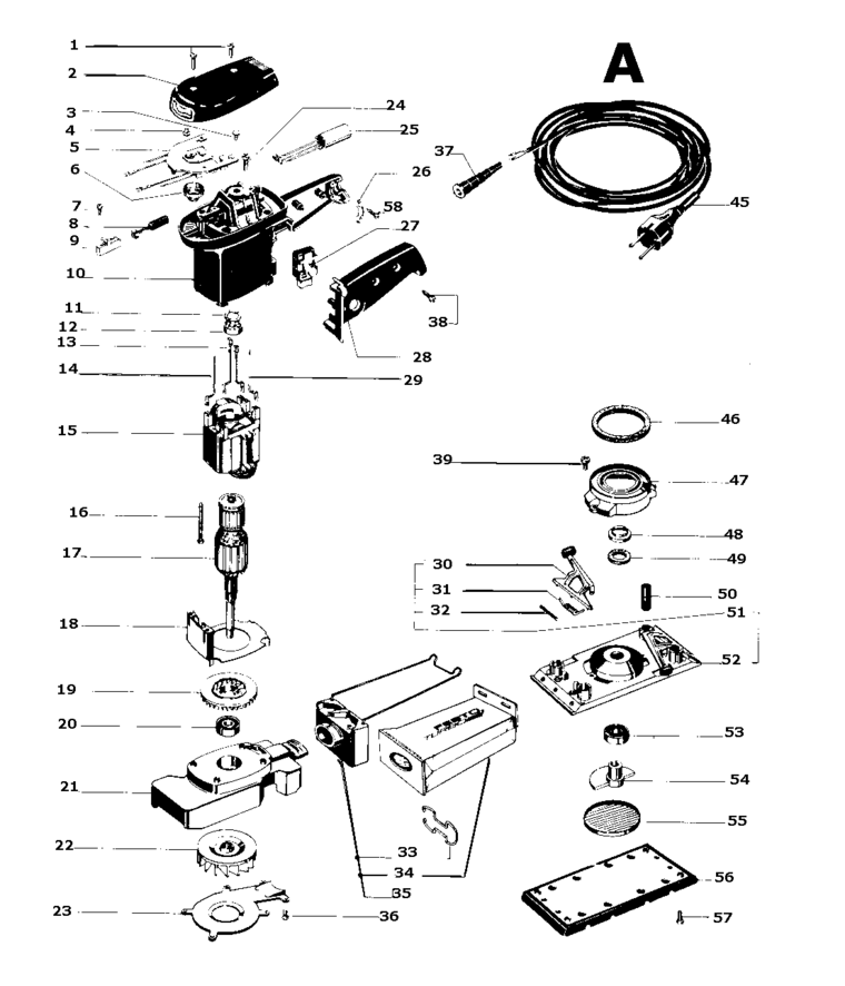 Festool RS 3 Version A / 567408 Spare Parts