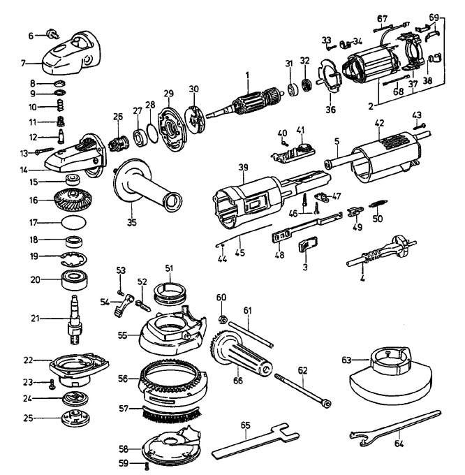 Festool RAS 115.08 E / 485892 Spare Parts