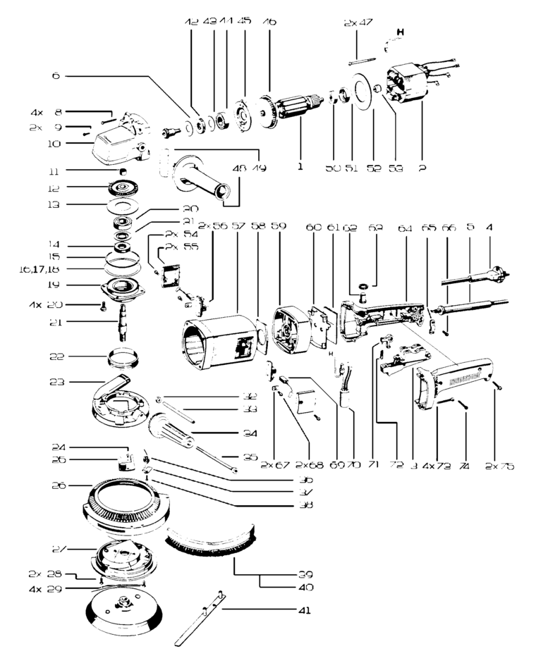 Festool RAS 180.04 E GB 240V / 485561 Spare Parts