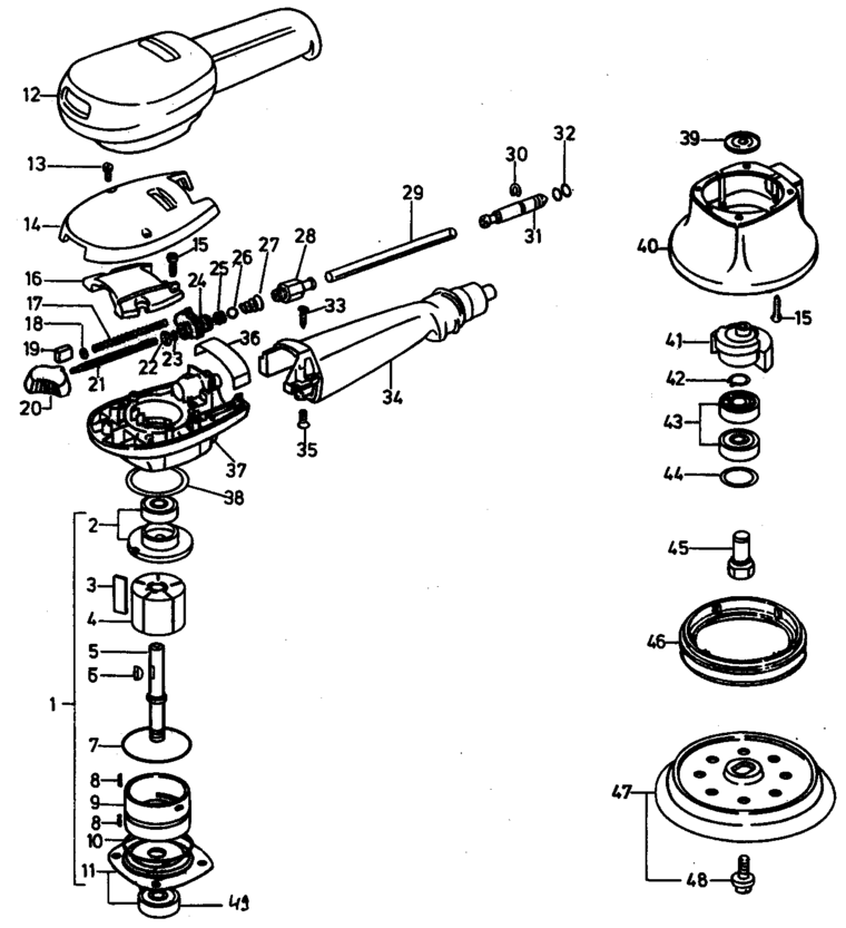 Festool LEX 125/7/G / 692047 Spare Parts