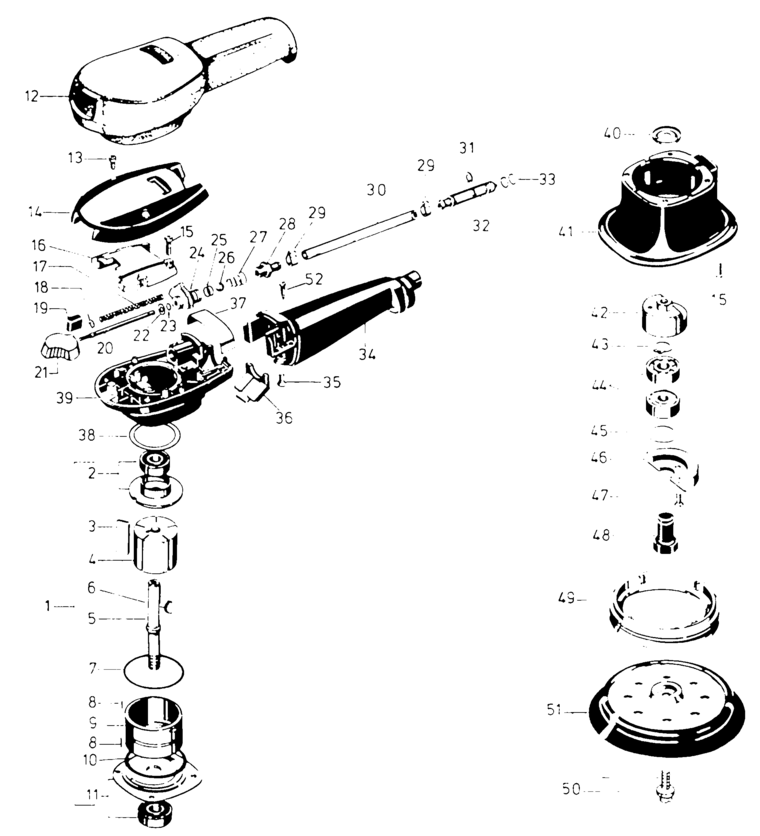 Festool LET 150-3 / 692040 Spare Parts