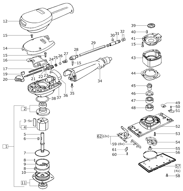 Festool LRS 93 G / 692050 Spare Parts