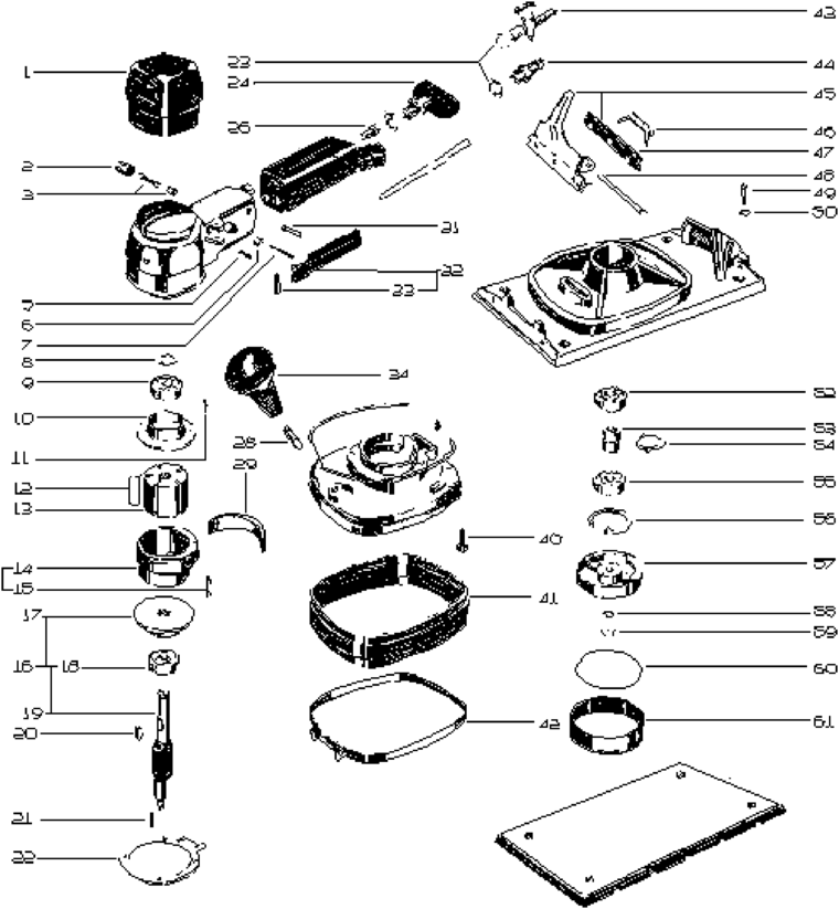 Festool LRB W1 / 692029 Spare Parts