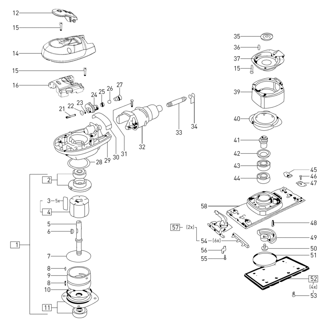 Festool LRS 93M / 202088 Spare Parts