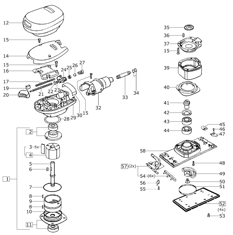 Festool LRS 93 M / 692049 Spare Parts