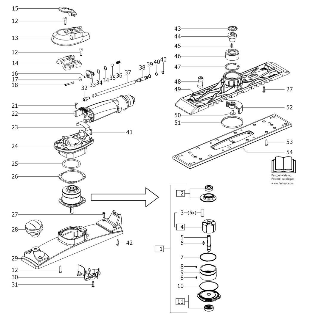 Festool LRS 400 / 202090 Spare Parts