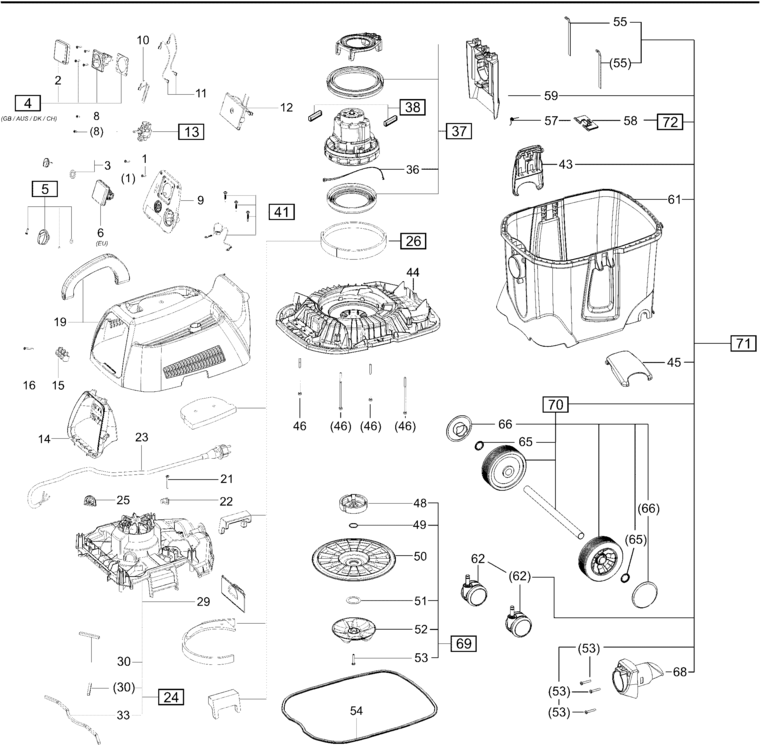 Festool CT 17 E / 768061 Spare Parts