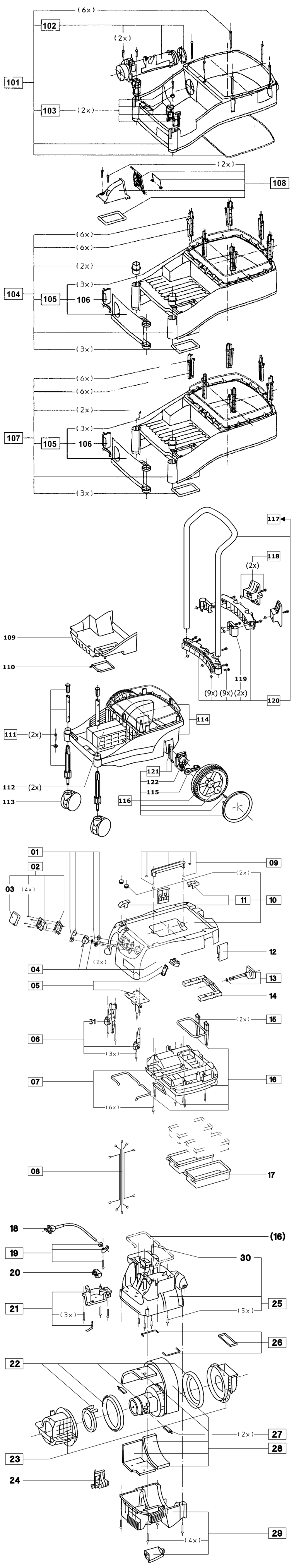 Festool CT 44 LE / 454782 Spare Parts