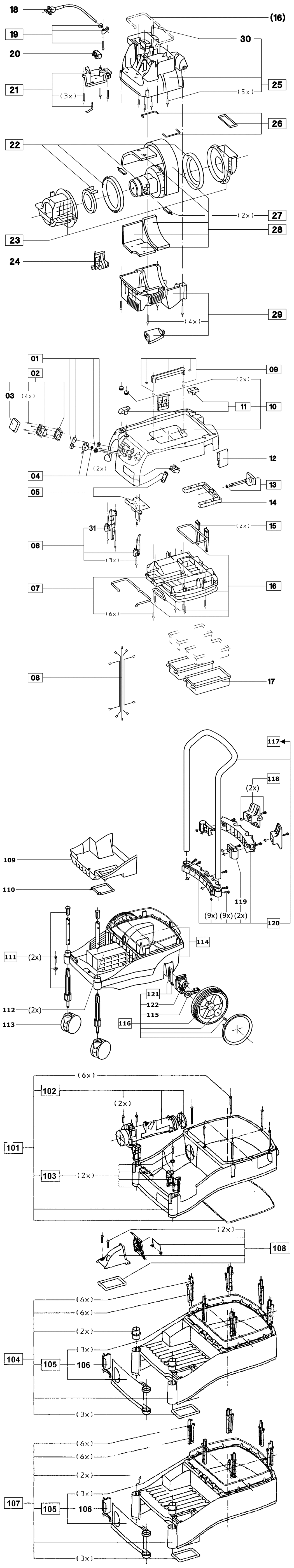 Festool CT 44 E / 454817 Spare Parts