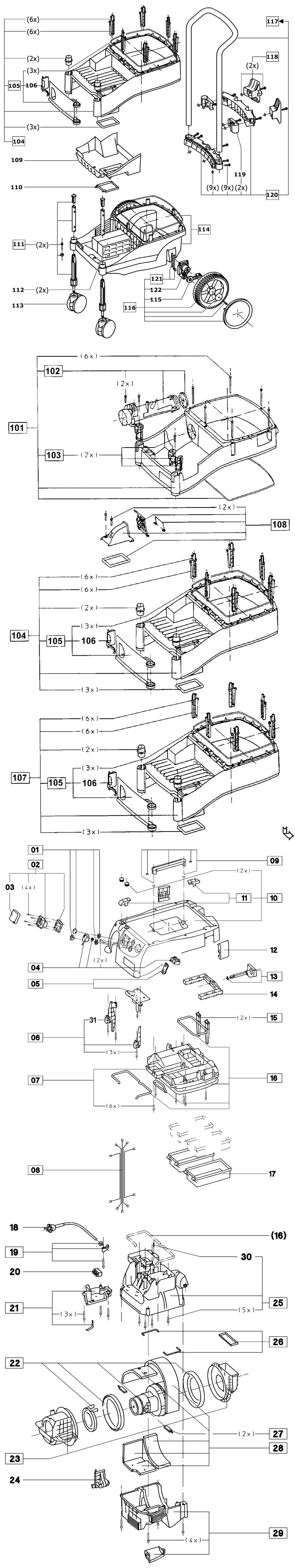 Festool CT 55 E / 452703 Spare Parts