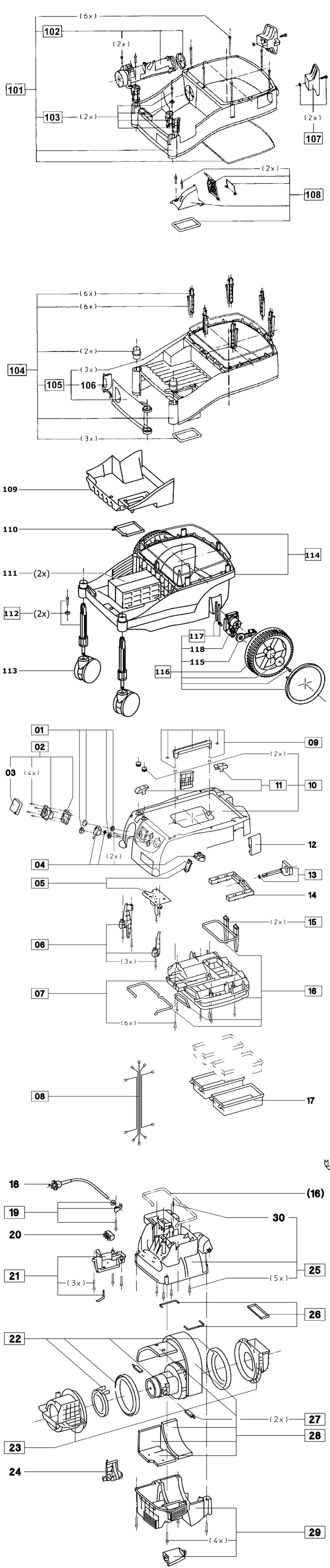 Festool CTL 33 E SG GB 240V / 494424 Spare Parts